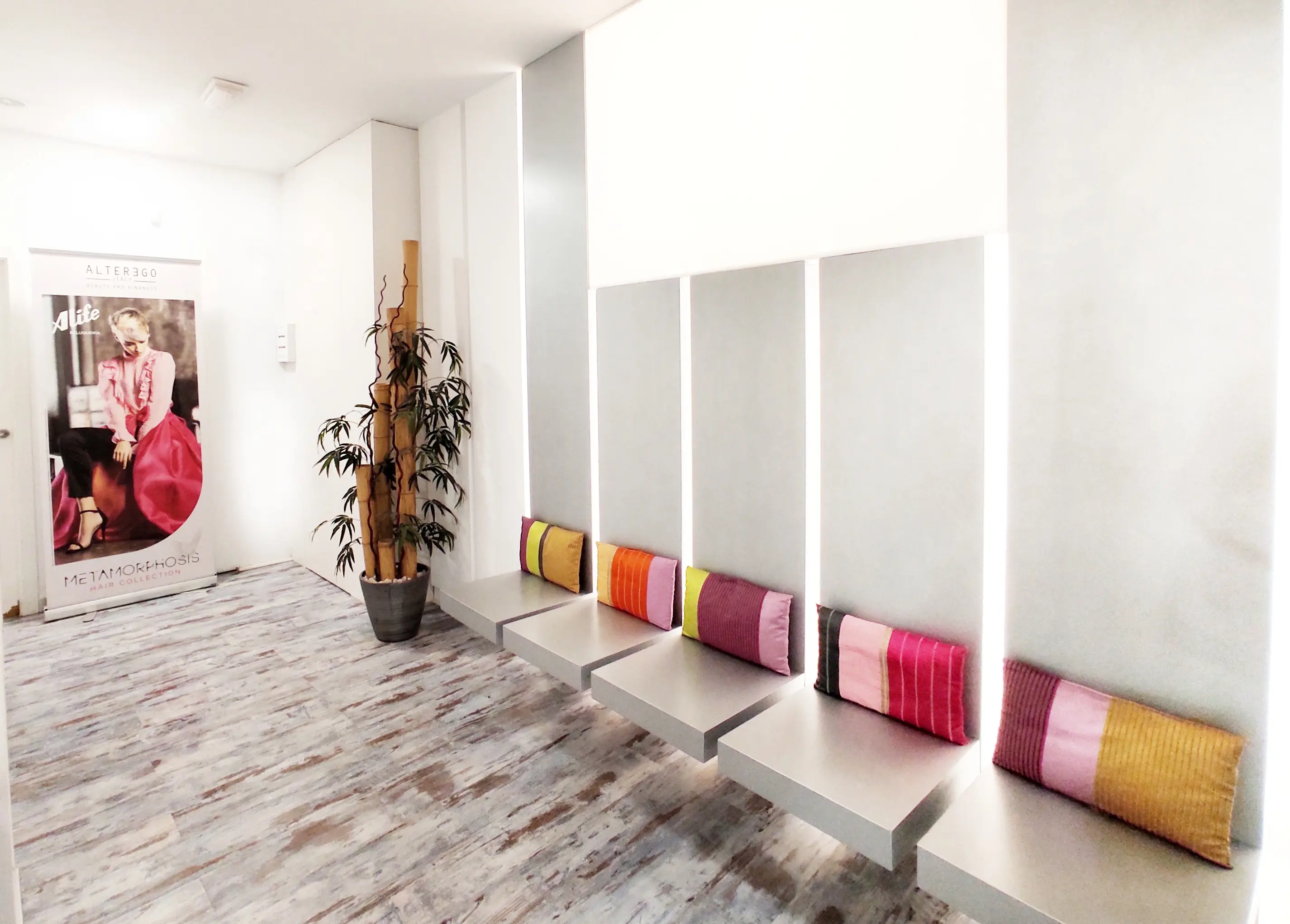 Interior del salón Alife Perruquers
